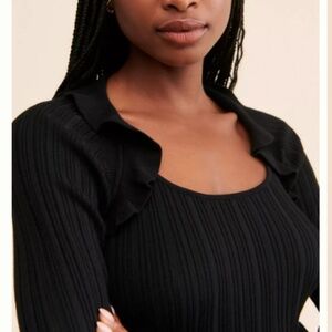 Maeve - Millie Ruffled Sweater